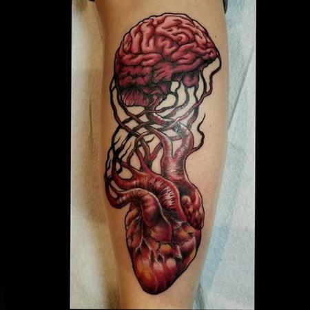 Tattoos - Bonnie Seeley Head and Heart - 141341